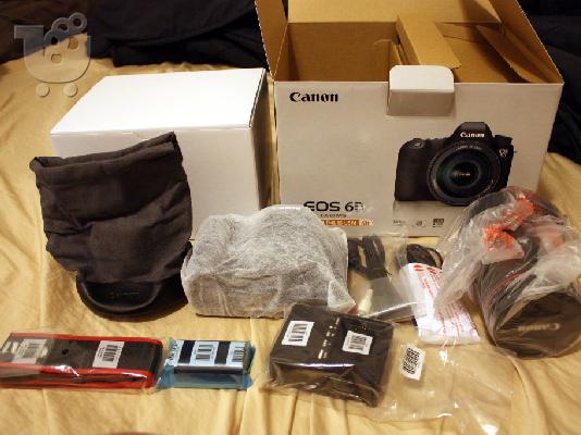 PoulaTo: Ολοκαίνουρια Canon - EOS 6D DSLR φωτογραφική μηχανή με 24-105mm f / 4L IS Lens - Μαύρο